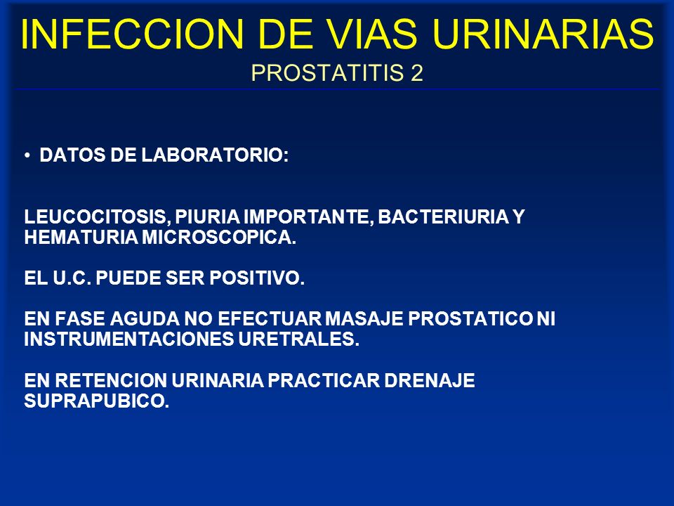 la prostatitis puede conducir a epididimitis